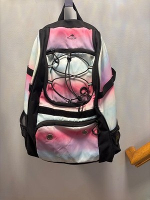 Matein Tie-Dye Backpack With Adjustable Straps & Mesh Pockets 21x13.5x9
