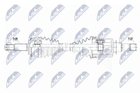 NTY NPW-RE-130 Antriebswelle Vorne Links FüR Renault