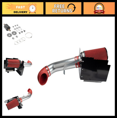 4'' Cold Air Intake System Kit + Heat Shield for GMC Sierra, Chevy Tahoe, Silvera