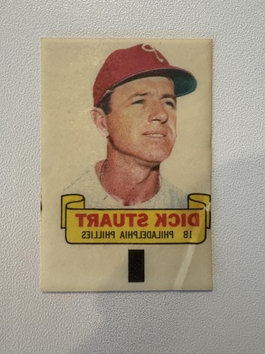Dick Stuart 1966 Topps Rub Offs card