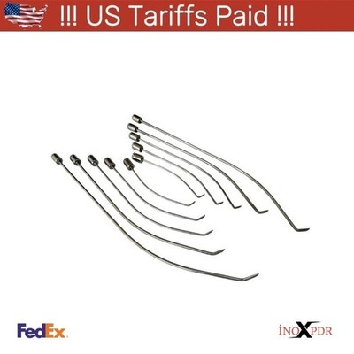 Kassel Edition PDR INOX 10-Piece 360° Rotating Paintless Dent Repair Rod Set