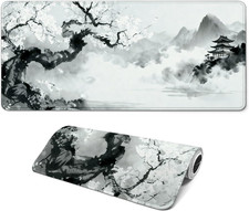 Gaming Mouse Pad with Anti-Slip Rubber Base, Extended Large Computer Mouse Mat w