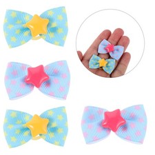  20 Pcs Hair Ties for Dog Cartoon Headband Bowties Large Dogs Bows Bands