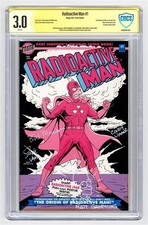 Simpsons Radioactive Man #1 Matt Groening Sketch Cover CBCS 3.0 SS 4 Signatures