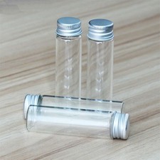 20ml Storing Essential 5-100pcs Aluminum Candy Glass Bottles DIY Crafts Jars