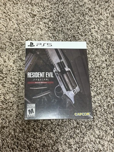 Resident Evil Requiem Deluxe + Steelbook PS5 NEW DAMAGED SPINE READ
