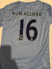 Manchester City Sergio Aguero Signed Jersey Beckett Authenticated Soccer