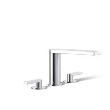 Kohler K-73081-4-CP Composed Widespread Deck Mounted Tub Filler with Lever Handl