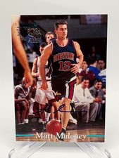 1995 Classic Rookies Matt Maloney Auto RC Penn Basketball Card