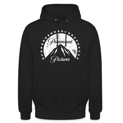 Paramount Pictures Weißes Logo Im Vintage-Stil Unisex Hoodie