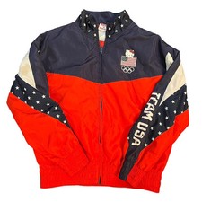 Hello Kitty x Team USA Red  Blue Olympic Windbreaker Jacket, Youth L/G 