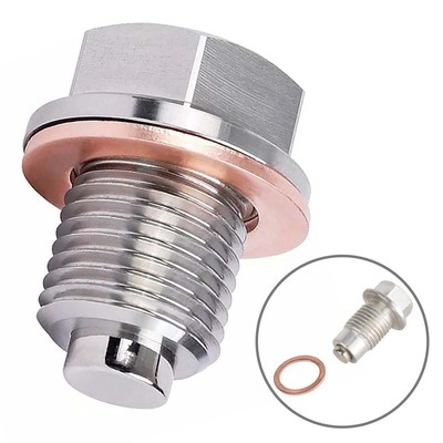 Oiling Solutions Edelstahl Ölablassschraube für M14x1 5 mit Unterlegscheiben
