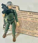GI Joe 1982 Short Fuze V1 Minty Complete File Card Hasbro Vintage ARAH