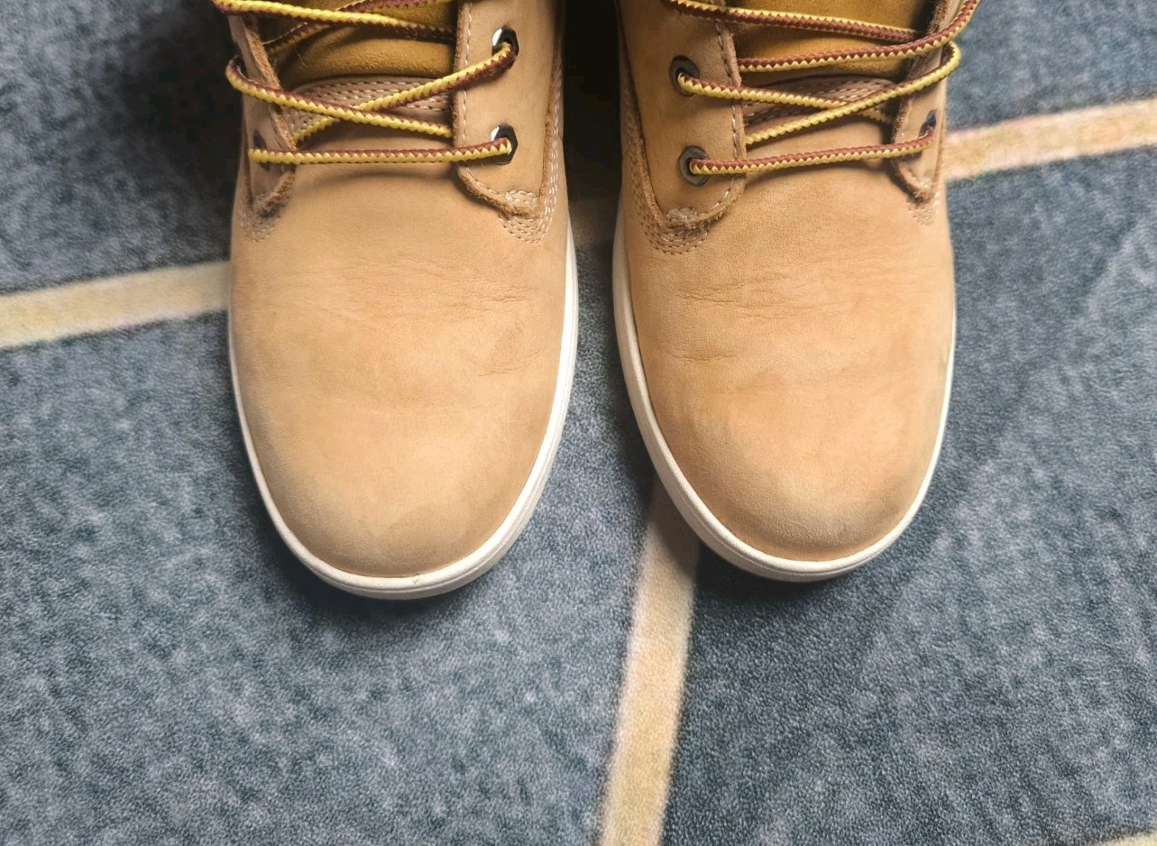 Timberland davis square 6 inch Boots nubuck tan brown uk Size 5.5 - 6 image 5