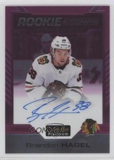 2020 O-Pee-Chee Platinum Rookie Matte Pink 23/99 Brandon Hagel #R-BH Auto 0n1w