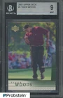 #3 2001 Upper Deck Golf #1 Tiger Woods RC Rookie BGS 9 MINT