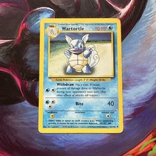 Pokémon TCG Wartortle Base Set 42/102 Regular Unlimited Uncommon