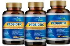 3 ULTRA PROBIOTIC 100 Billion CFUs 300 capsule NOW ULTIMATE FLORA PRIMAL NATURAL