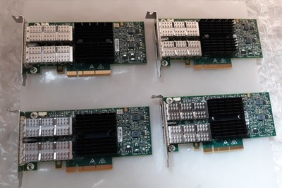 Lot of 4 Oracle CX354A 7046442 Dual Port QSFP Host Channel Adapter