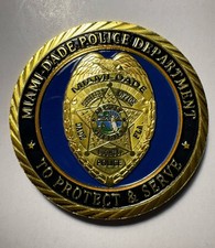 Miami Dade Police Challenge Coin
