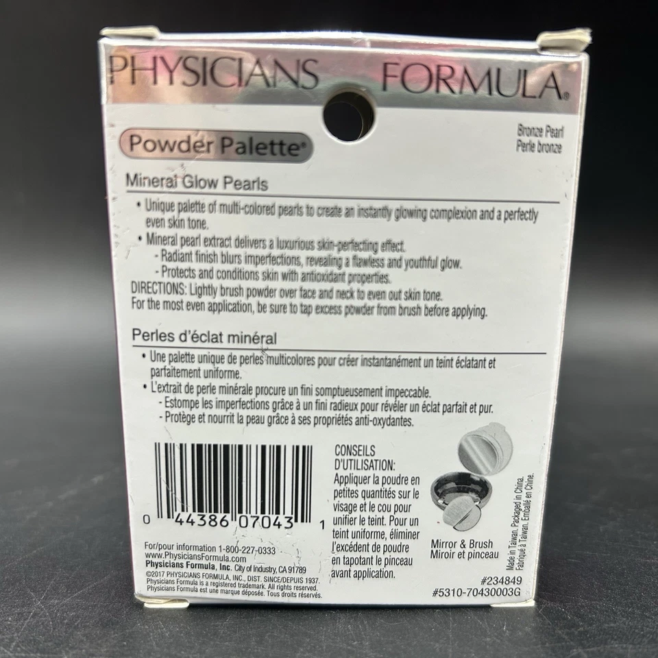 Physicians Formula Mineral Glow Pearls Powder Palette Bronze Pearl 7043 NIB - Image 2 of 2