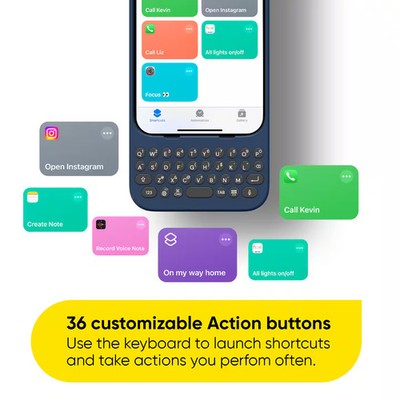 Clicks - Keyboard for Apple iPhone 15 Pro - BumbleBee | eBay