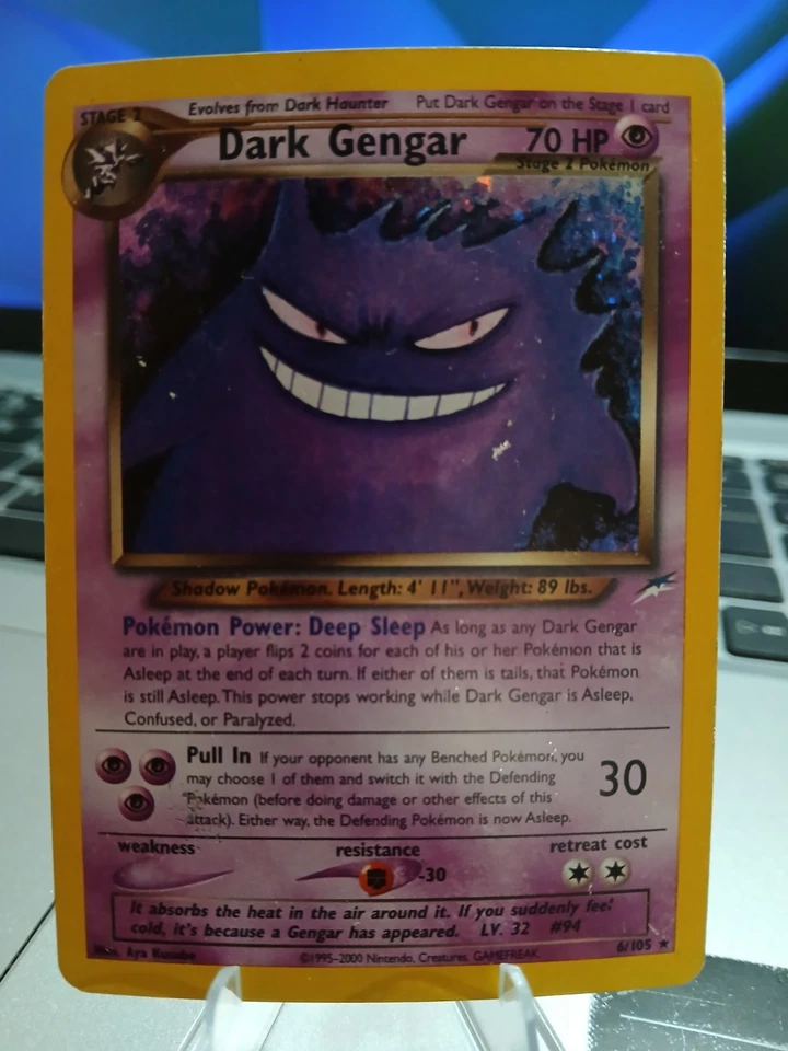 Pokémon TCG Holo Rare Dark Gengar - Image 3 of 3
