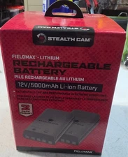 Stealth Cam 2 Pack FieldMax Rechargeable Lithium Battery Pack 5000mAh New