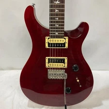 PRS SE Custom 24 Used Maple+Mahogany body scarlet red w/Soft case