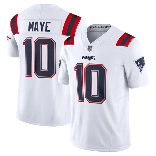 Men's/Youth Patriots #10 Drake Maye Limited Player All Printed Jersey