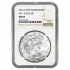 2011 American Silver Eagle $1 NGC MS 69