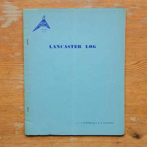 LANCASTER LOG - rare vintage 1953 Air Britain booklet - details of raids etc WW2