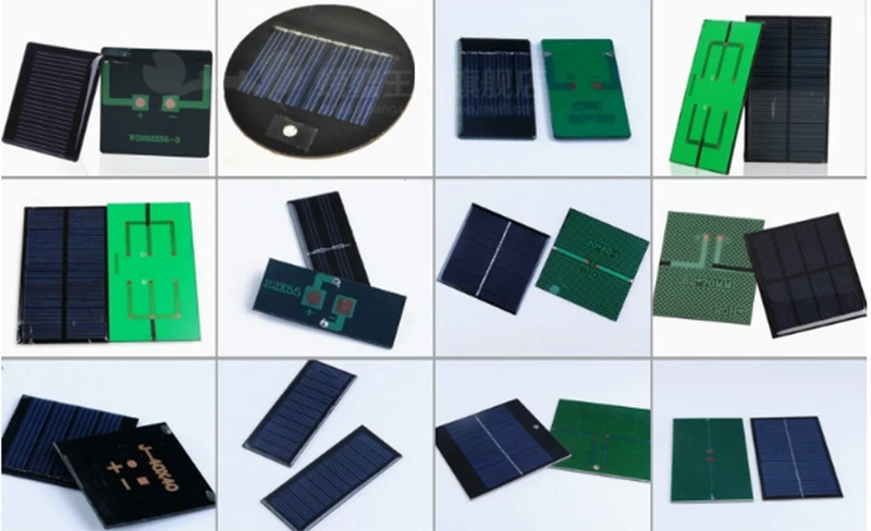 Solar Cell Solar Panel Many Type 2V 3V 5V 5.5V 6V 9V 10V 12V Battery Charger DIY