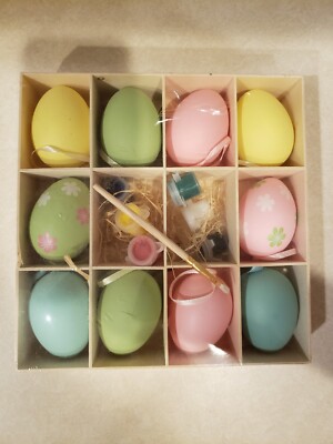 Egg Painting Kit For Easter 10 eggs paint and brush