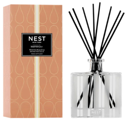 NEST FRAGRANCES NEW YORK WHITE PEACH & HONEYSUCKLE REED DIFFUSER 5.9 OZ