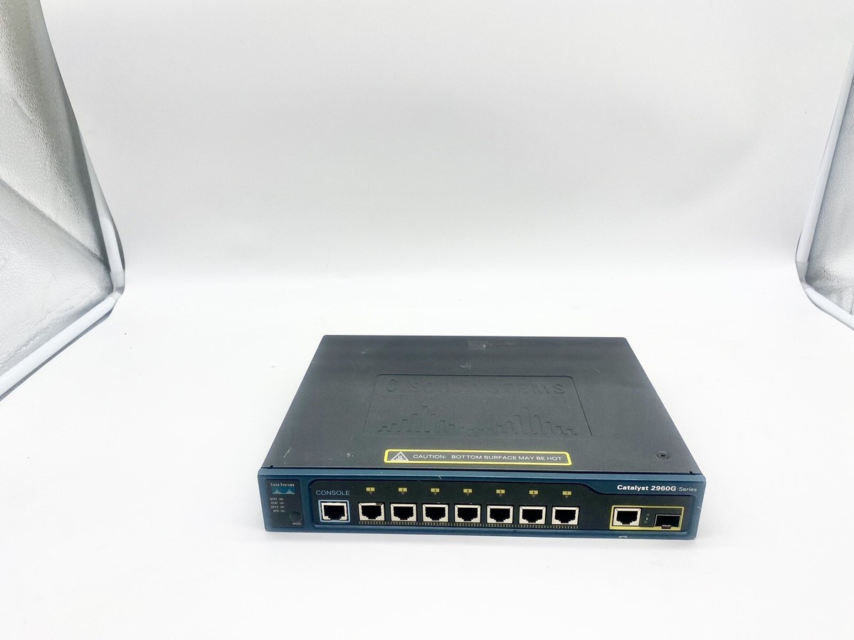 Cisco Catalyst (WS-C2960G-8TC-L) 8-Ports External Switch Managed