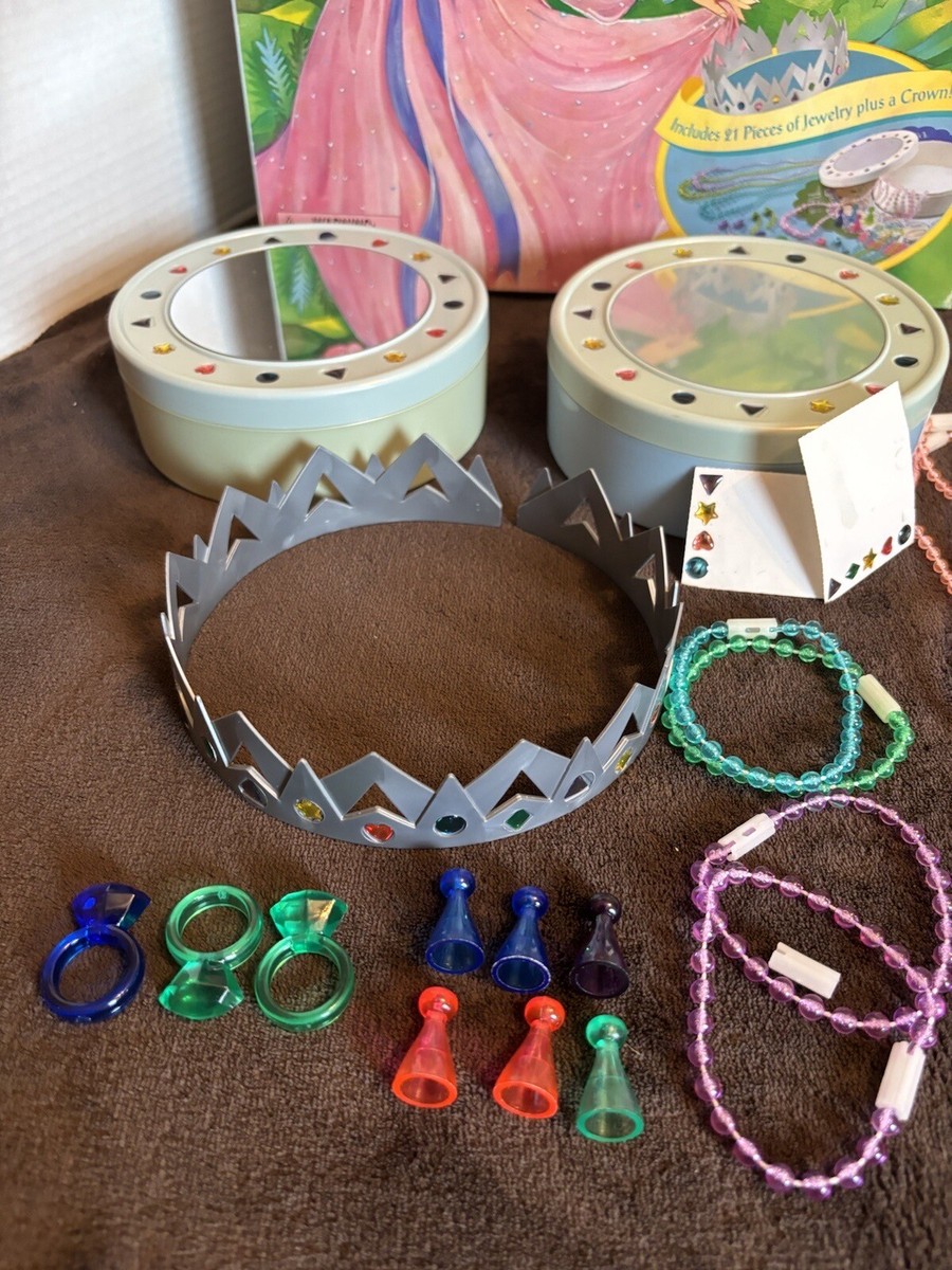 ラムPretty Princess VTG Pretty Pretty Princess Jewelry Dress Up Game Golden 1995