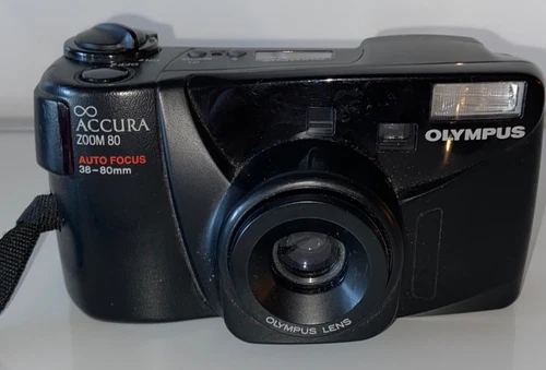 Olympus Infinity Accura Zoom 80 AF 35mm Film Camera Point & Shoot 38-80mm
