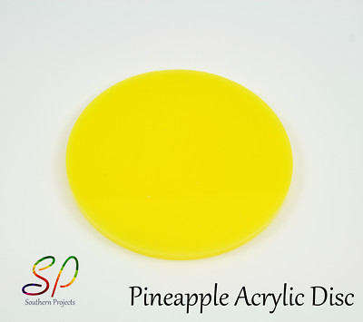 Ananas Acrylscheiben Lasercut 3 mm Acrylguss 100 mm - 600 mm Durchmesser