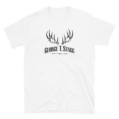 NEW W/TAGS, GEORGE T. STAGG, WHISKEY, PRINTED, TEE SHIRT