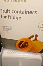 6 Pack Fruit Storage Containers Fridge Produce Saver Vegetable By Freshinage(A5)