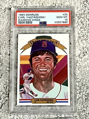 PSA 10 BASEBALL CARD HOF 1983 DONRUSS DIAMOND KINGS CARL