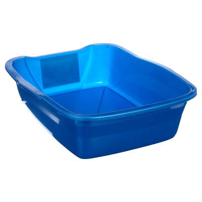 Cat Litter Pan Blue Large