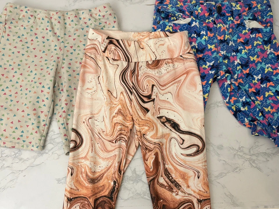 Lilly Est 1989 SHEIN Niñas Pantalones Cortos Denim Leggings Talla M 10/12 Lote de 3 K1 Foto 4 de 4
