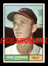 1961 Topps Baseball 3-466 VG-EX Pick From List All PICTURED qq5