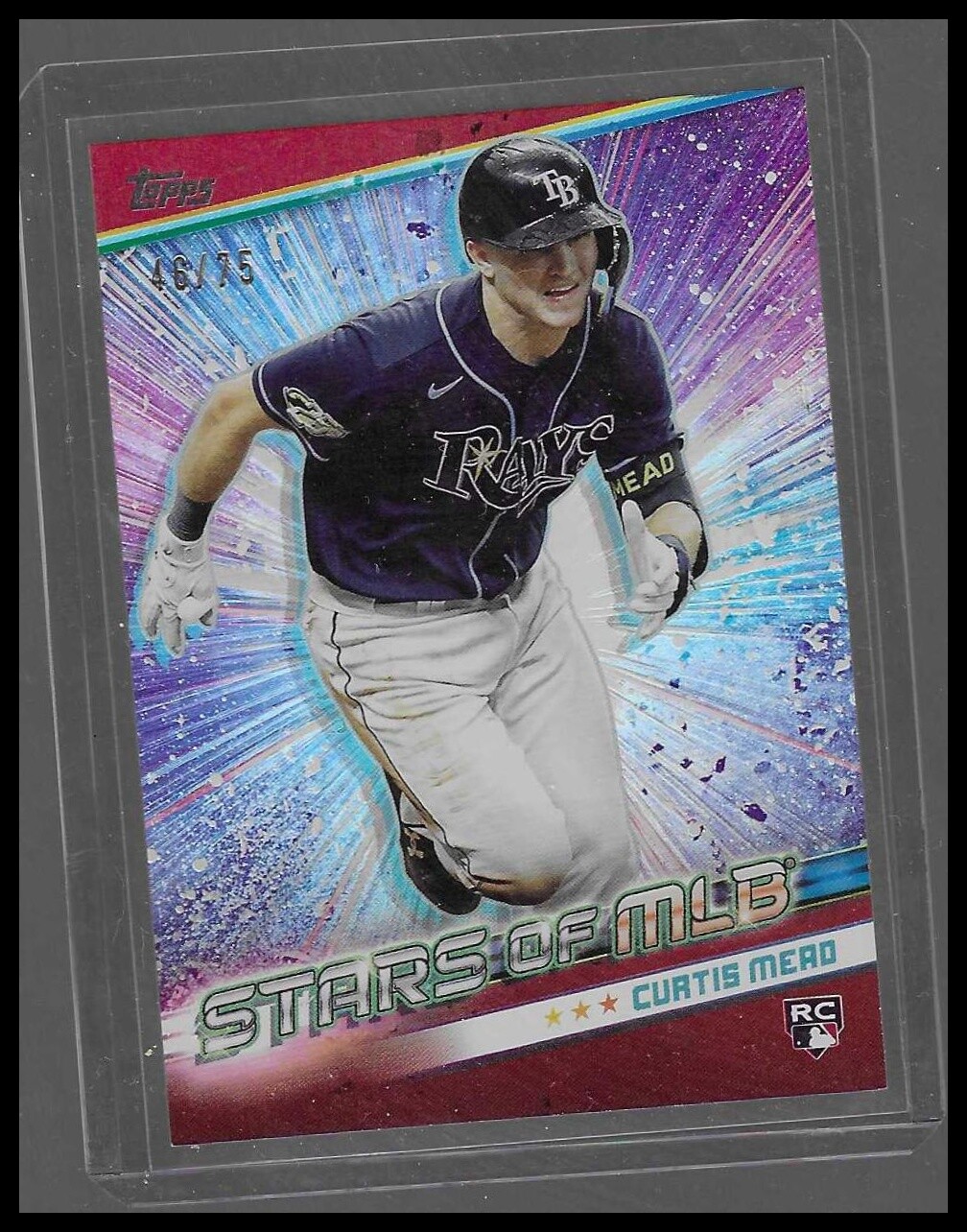2024 Topps Update #SMLB-72 Curtis Mead Stars of MLB Red #/75