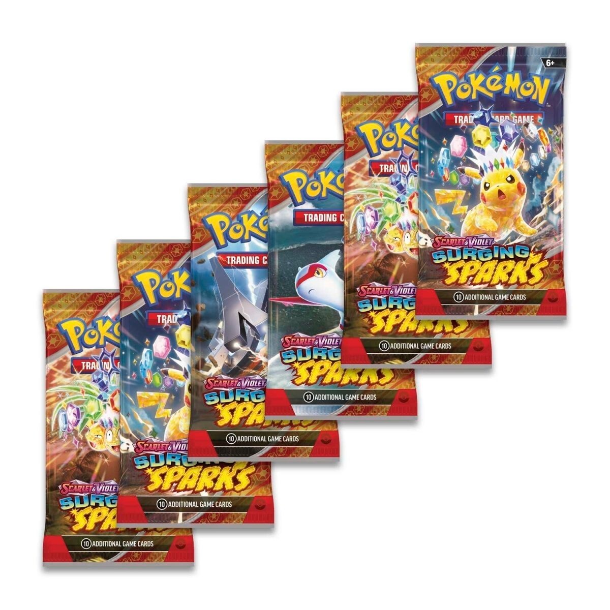 Pokemon TCG Surging Sparks Booster Bundle Box NEW SEALED! (6 Packs)