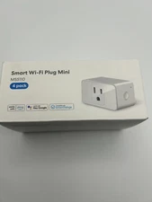Meross Wi-Fi Smart Plug Mini 15 Amp & Reliable 4 Pack White