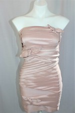 Womens Juniors NEW City Studio Blush Pink Body-Con Sleeveless sexy dress size 5