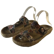 Toni Pons Size 40 US 9 - 9.5 Origins Slide On Espadrille Sandals Comfort